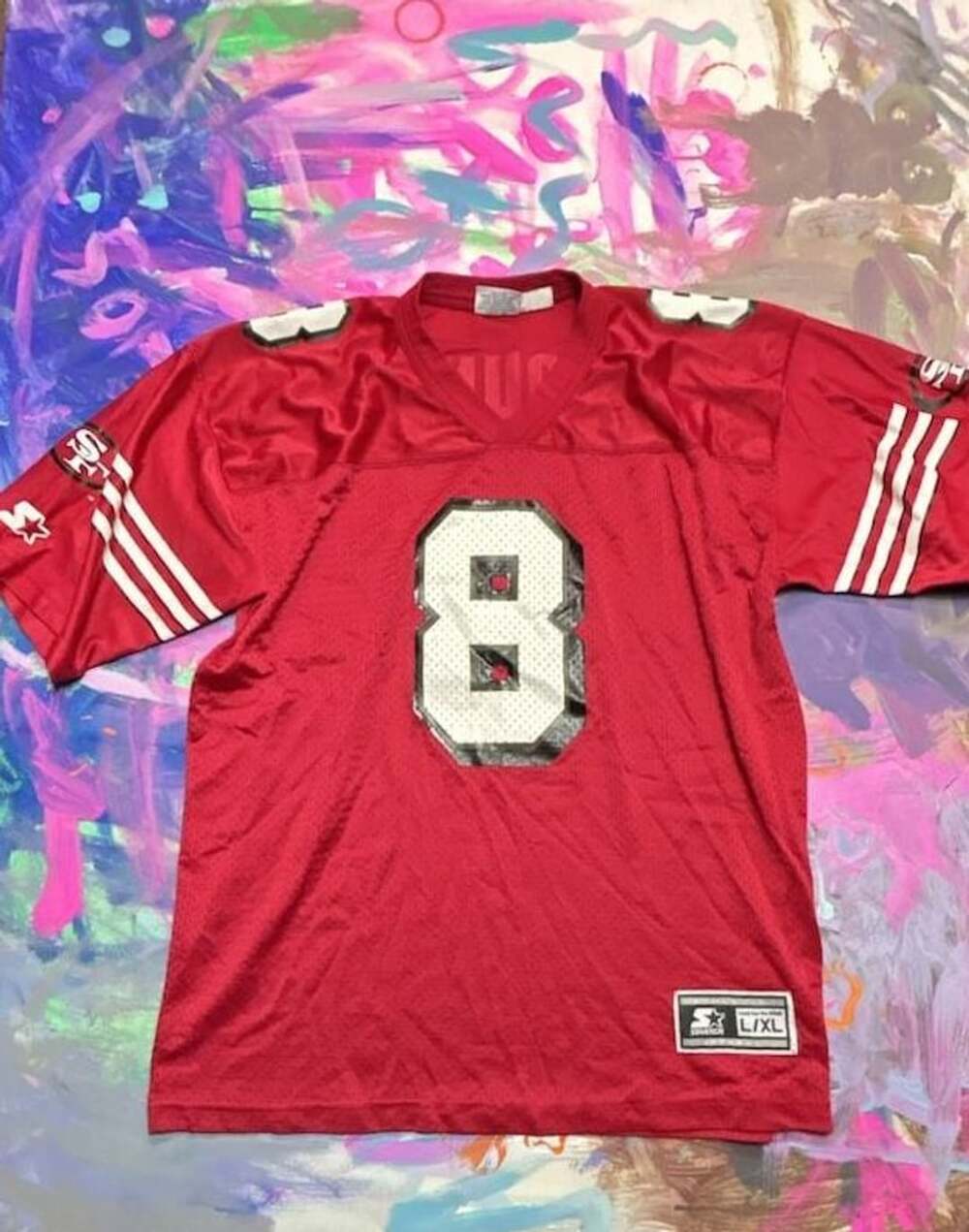 Starter San Francisco 49ers Steve Young #8 Football Jerseys Vintage